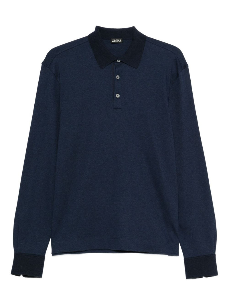 long-sleeve polo shirt 1