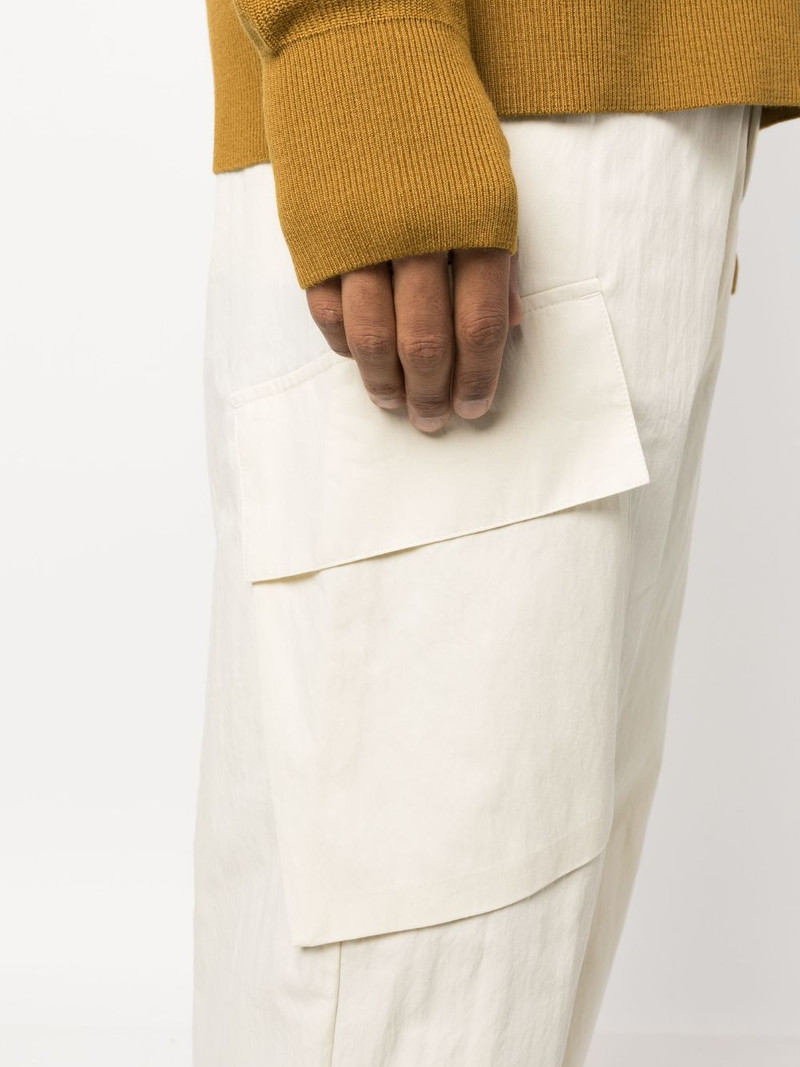 straight-leg cargo trousers 5