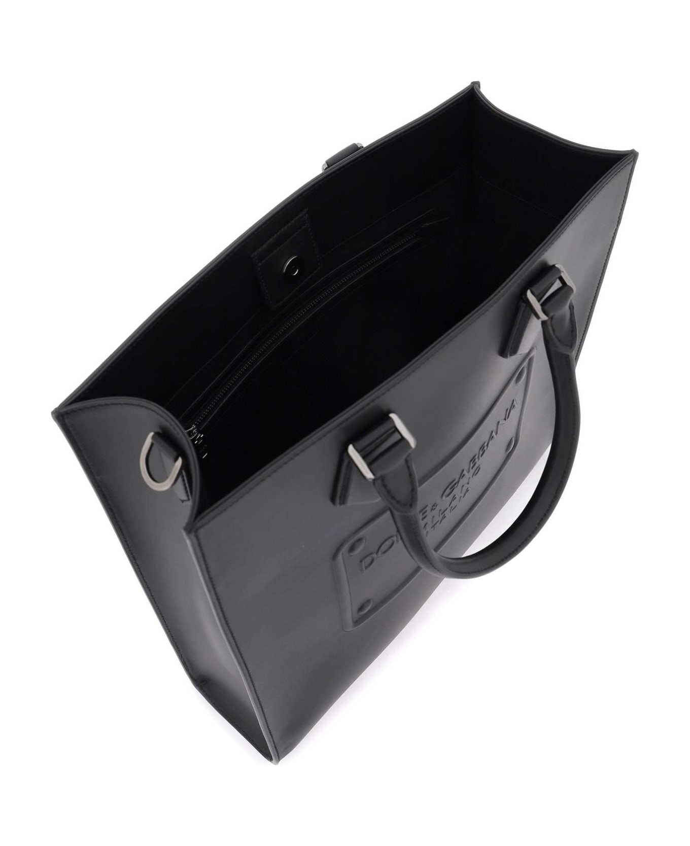 Black Leather Bag - 4