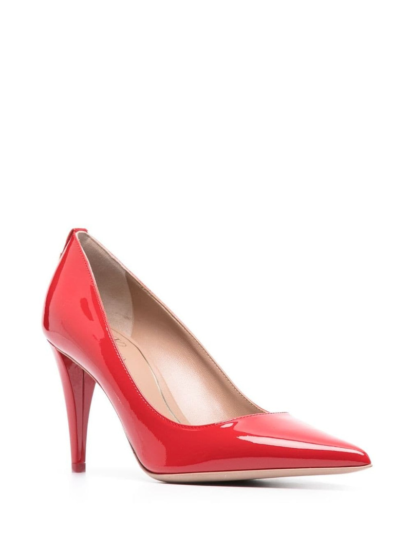 Valentino Rockstud patent-leather pumps outlook
