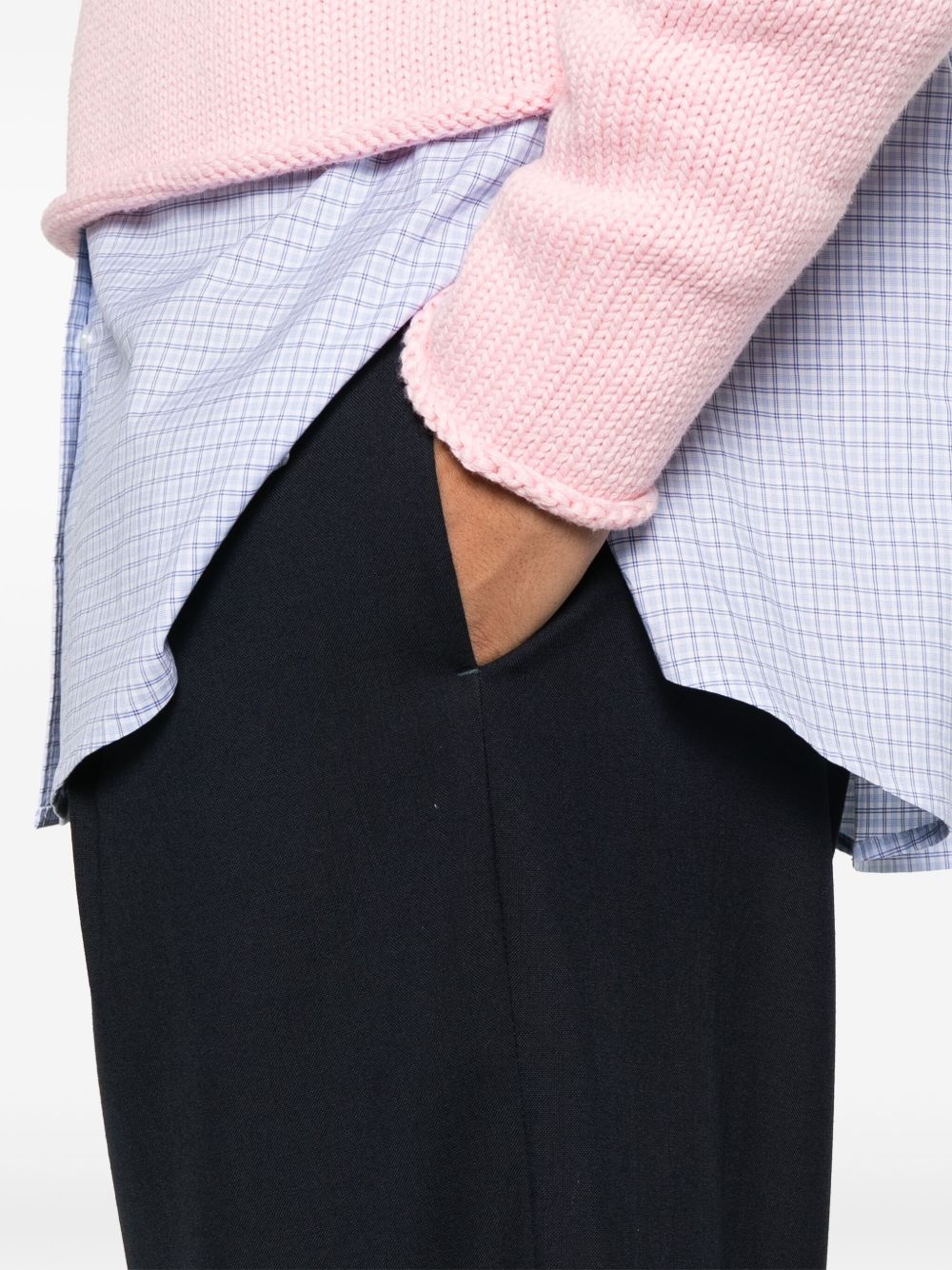 virgin-wool trousers - 5