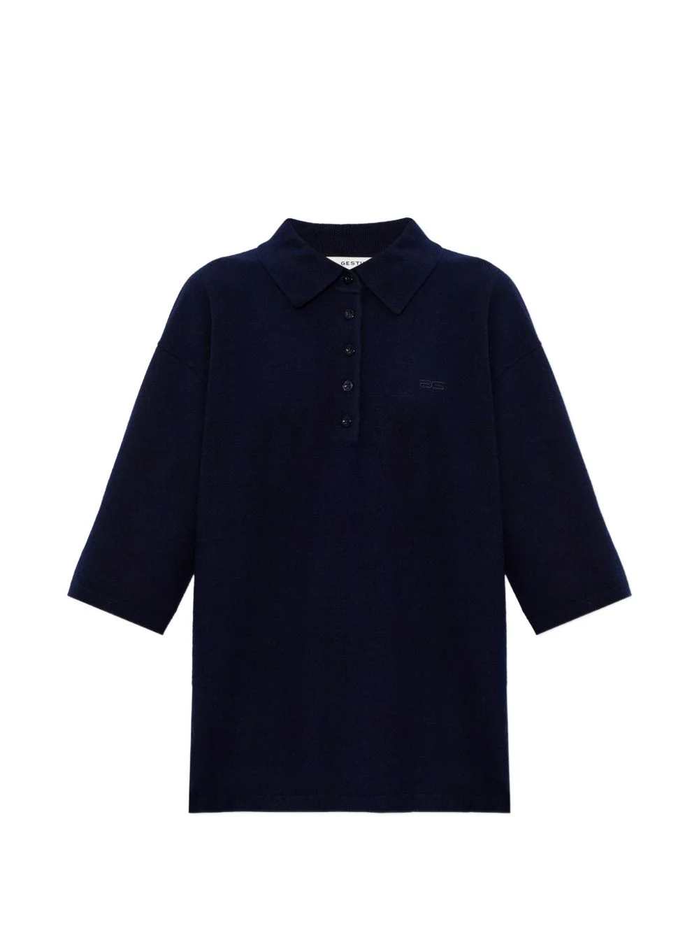 short-sleeve polo top - 1