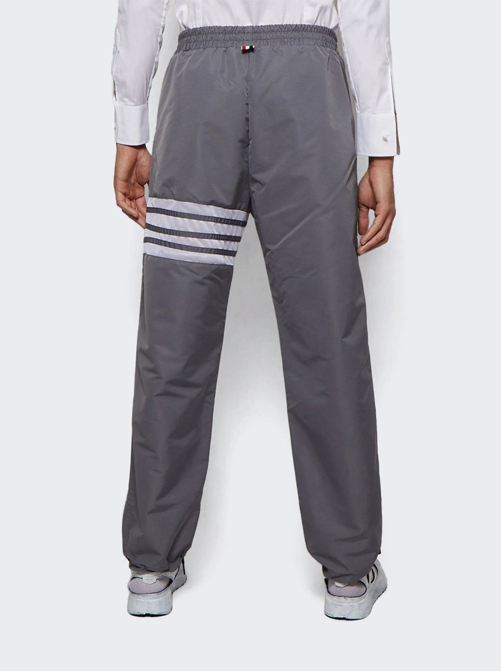 Track Pants With Mesh 4bar In Sustainable Ripstop Medium Grey - 10