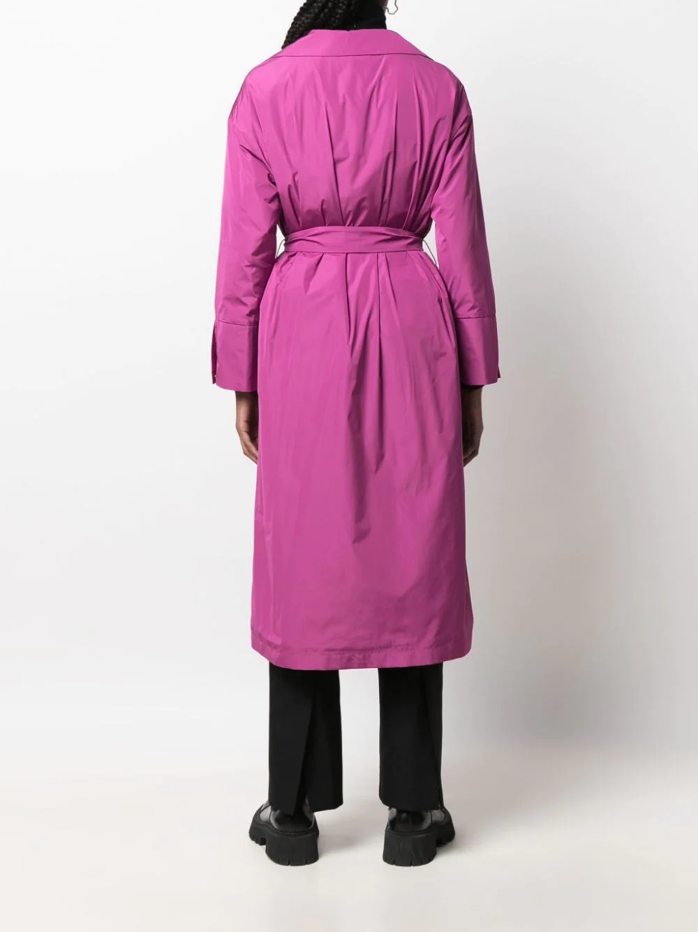 belted trench coat - 4