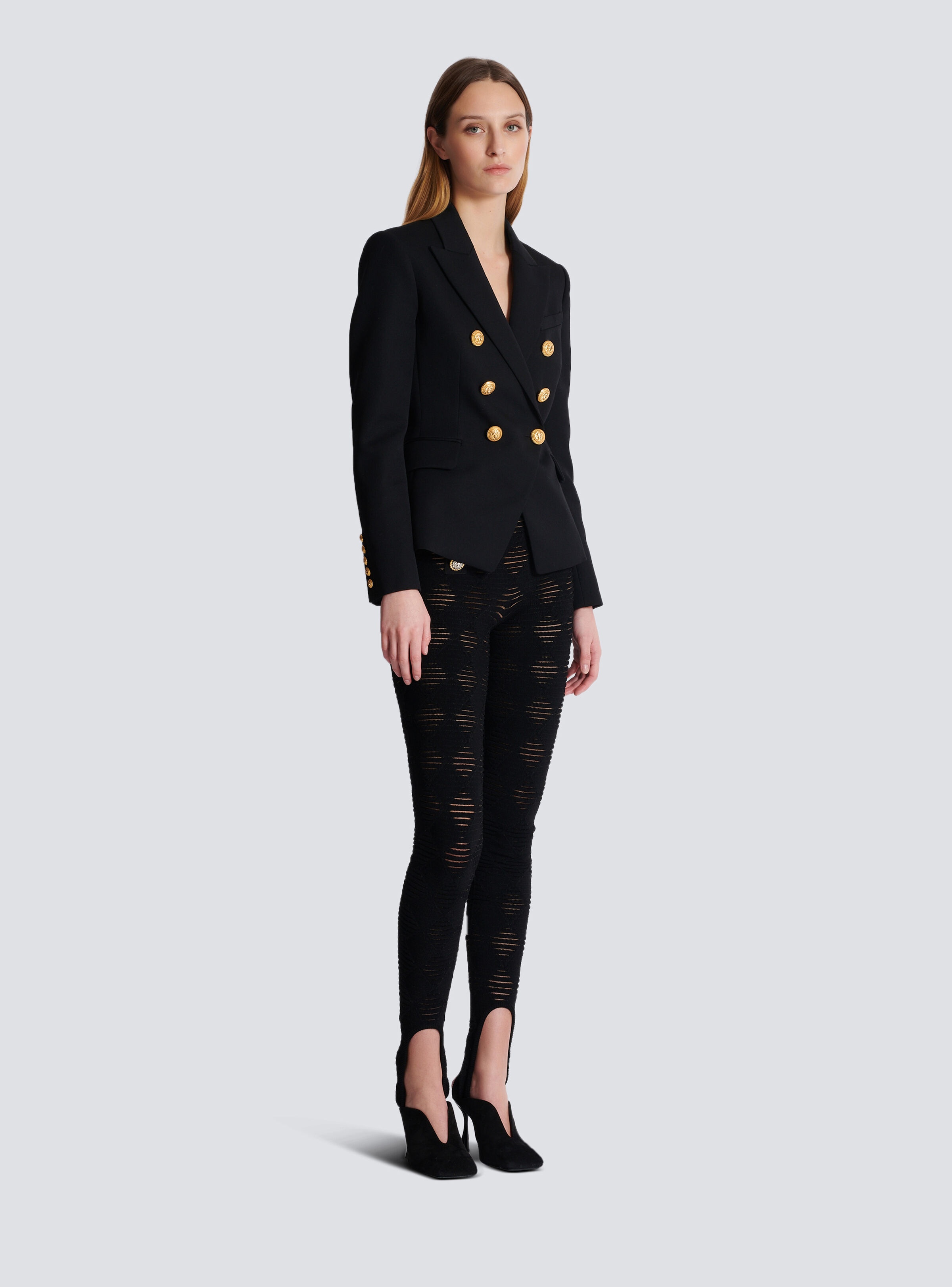 Balmain Wool double-breasted jacket | REVERSIBLE
