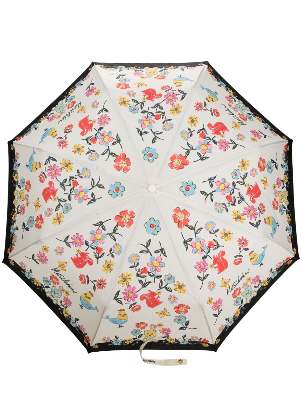 floral-print foldable umbrella - 1