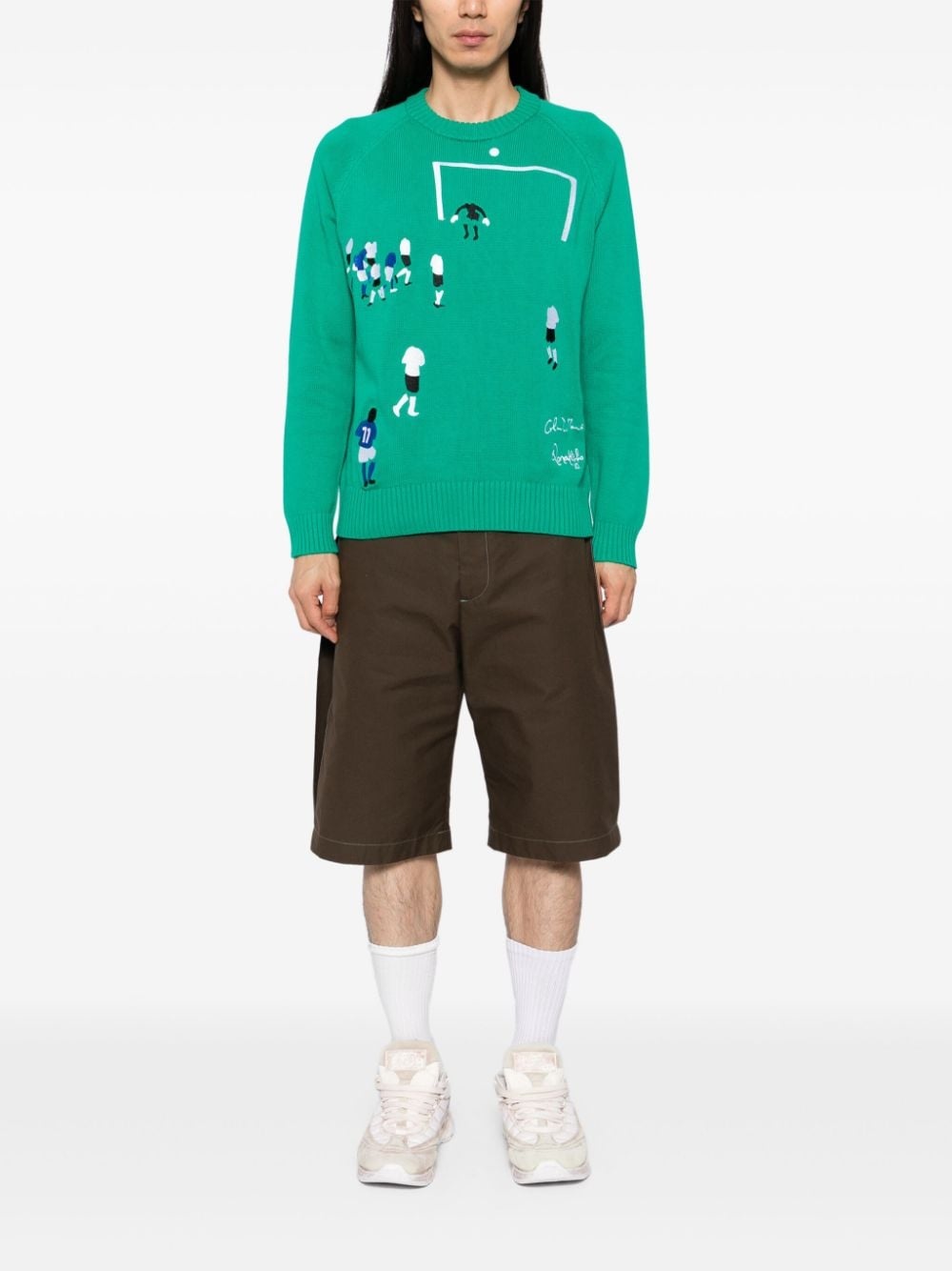 graphic embroidery jumper - 2