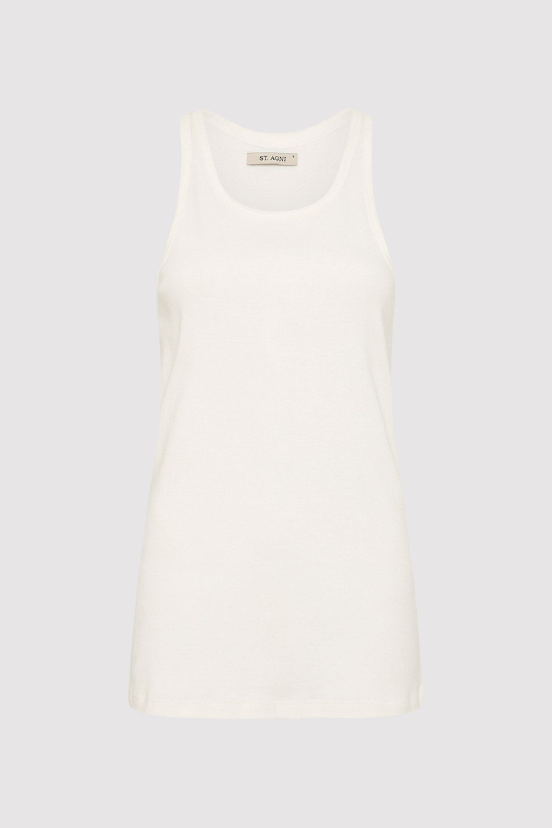 Organic Cotton Everyday Tank - White 5