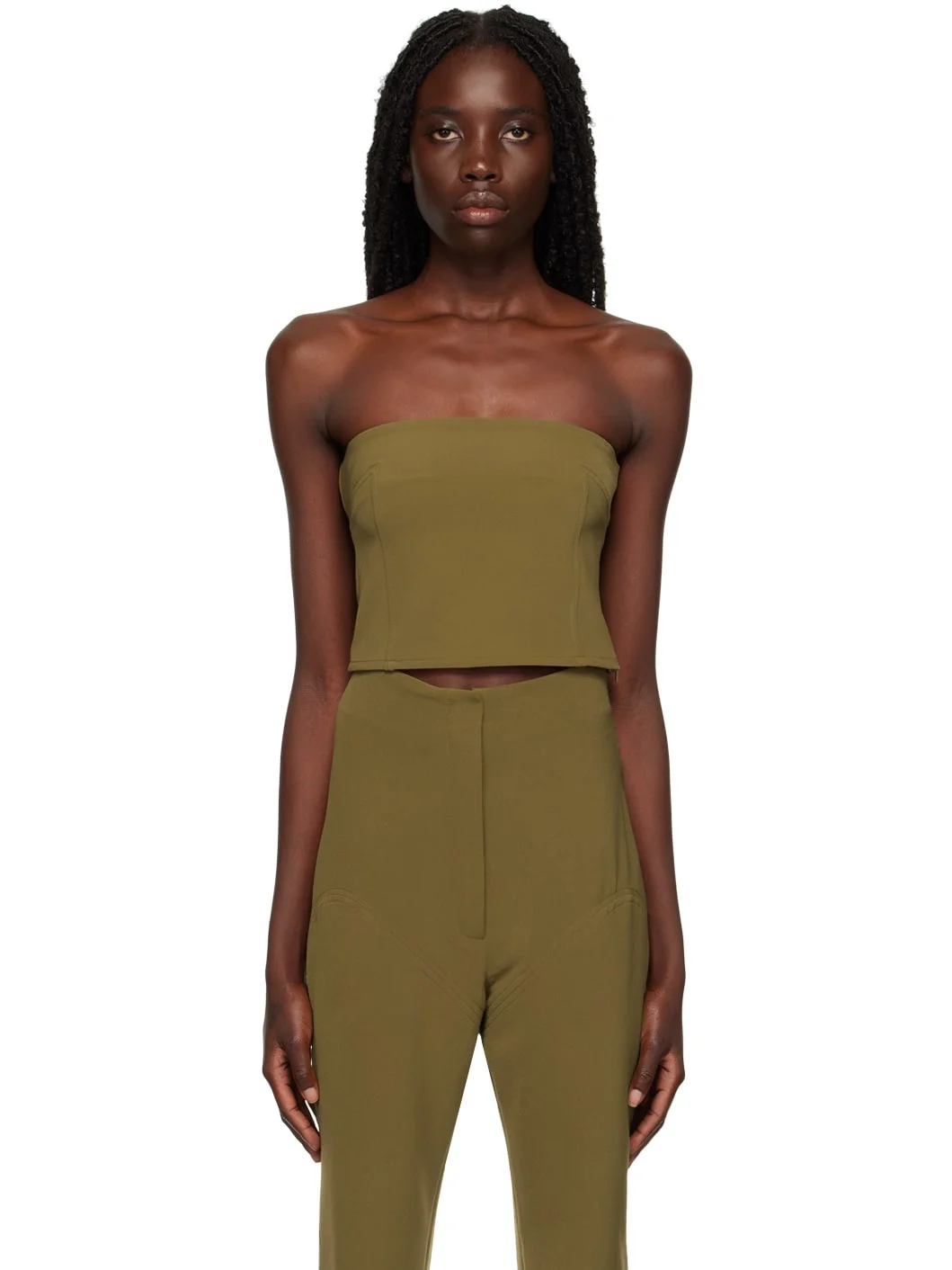 Khaki Audrey Camisole - 1