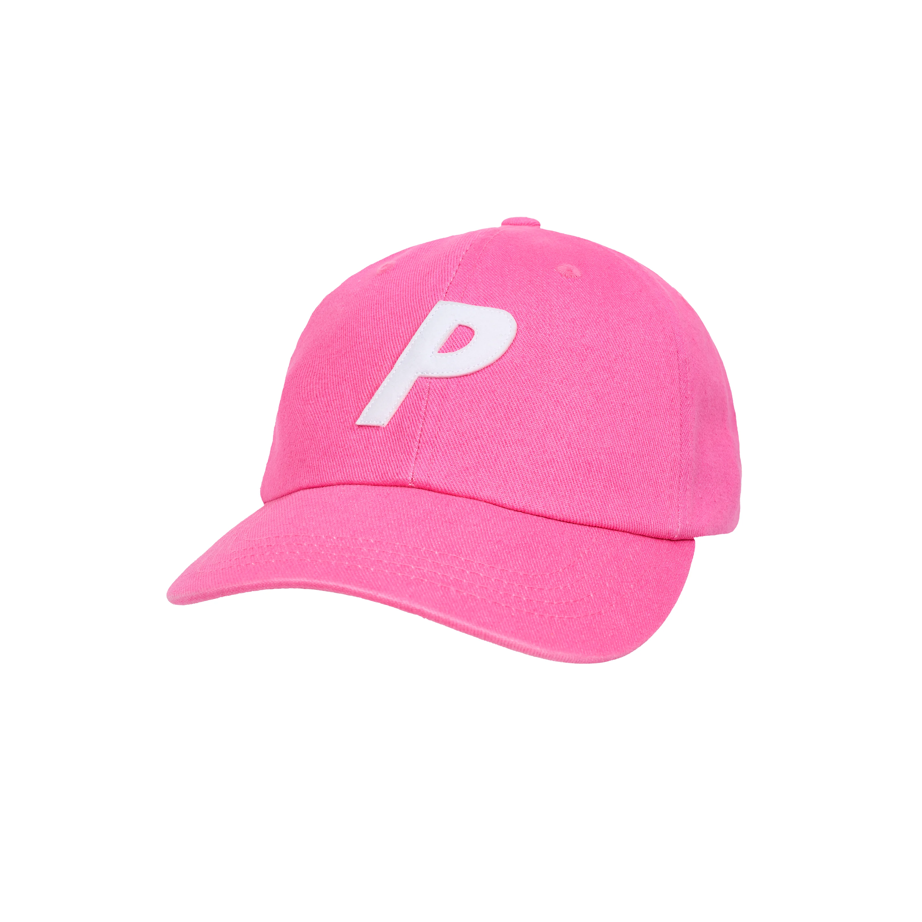 BLEACHED DENIM P 6-PANEL PINK - 1