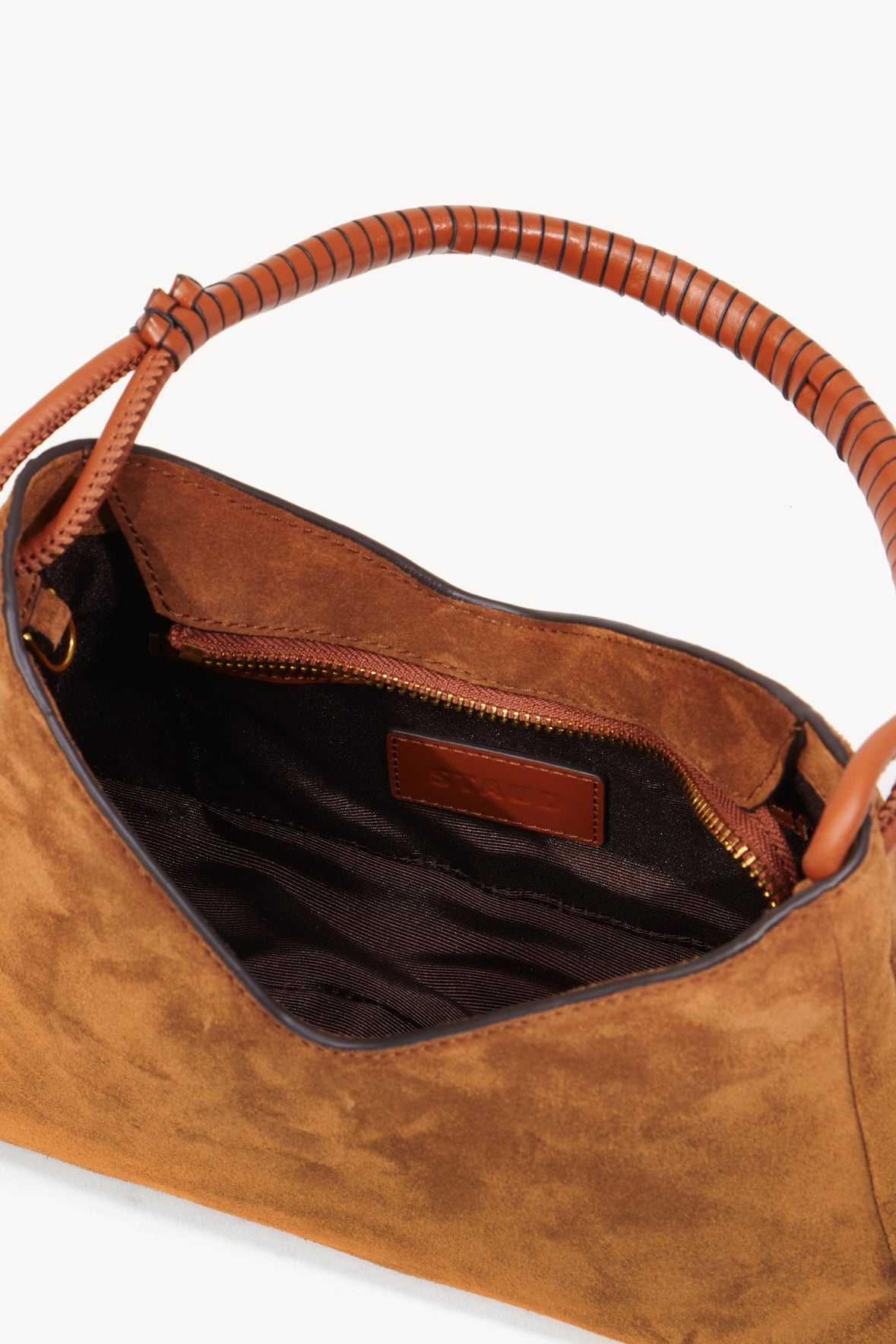 STAUD VALERIE SHOULDER BAG TAN - 7