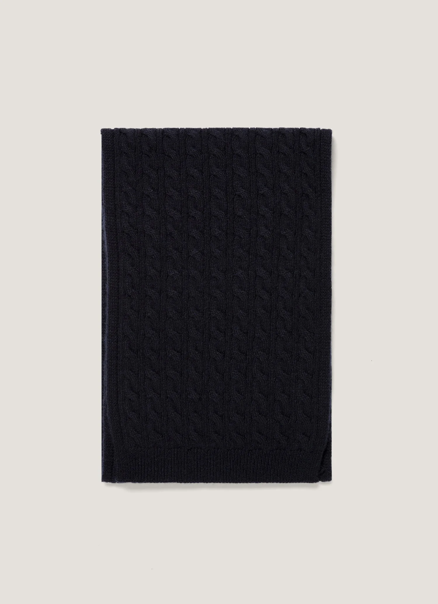 Cashmere Cable Scarf - 1