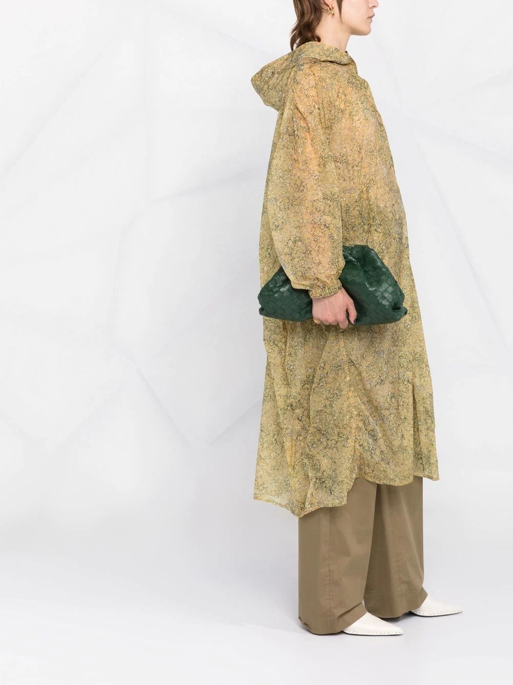 Mantel sheer printed raincoat - 6
