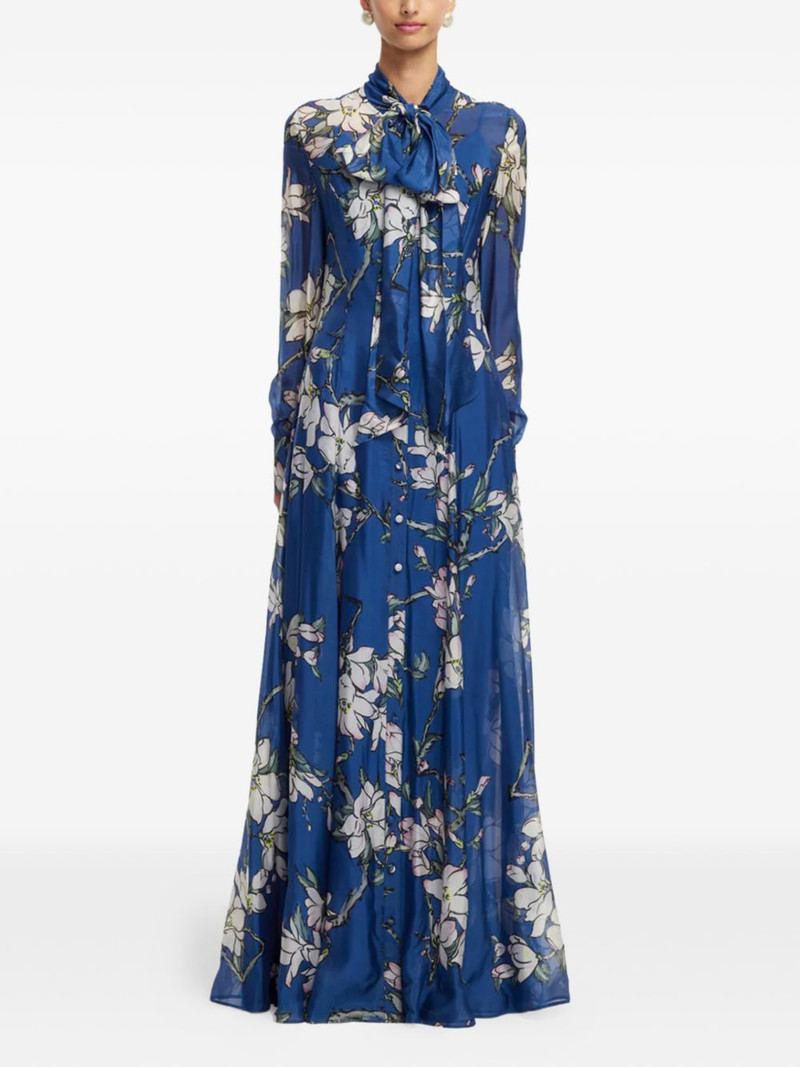 Katrina floral bow maxi dress 1