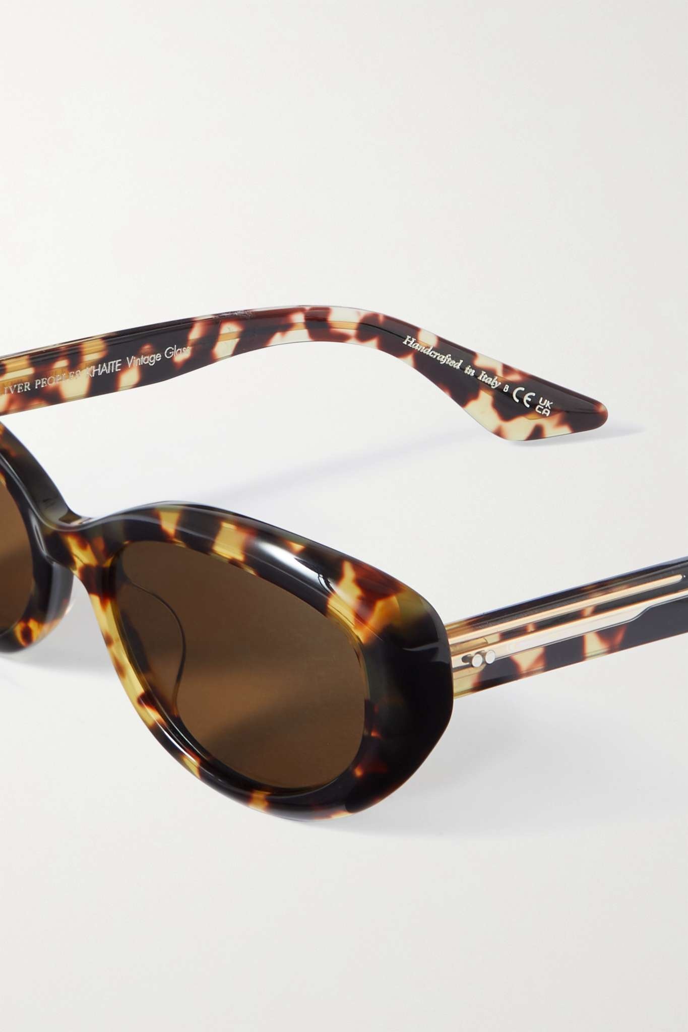 + Khaite 1969 oval-frame acetate sunglasses - 7