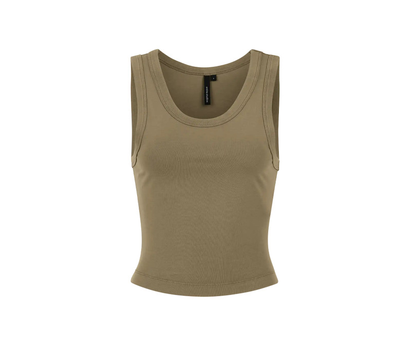 CROPPED TANK CORK 1