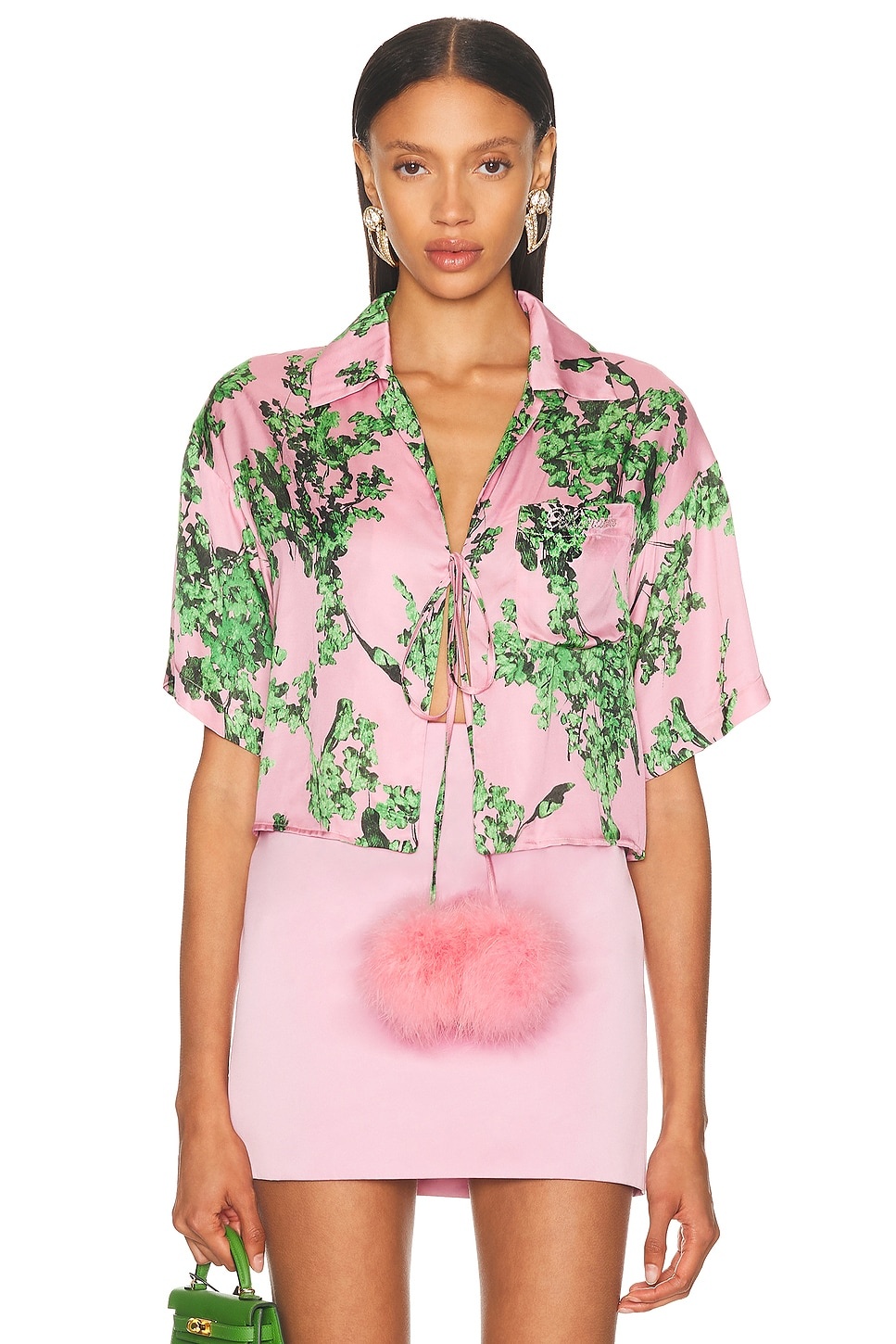 Short Sleeve Blouse - 1