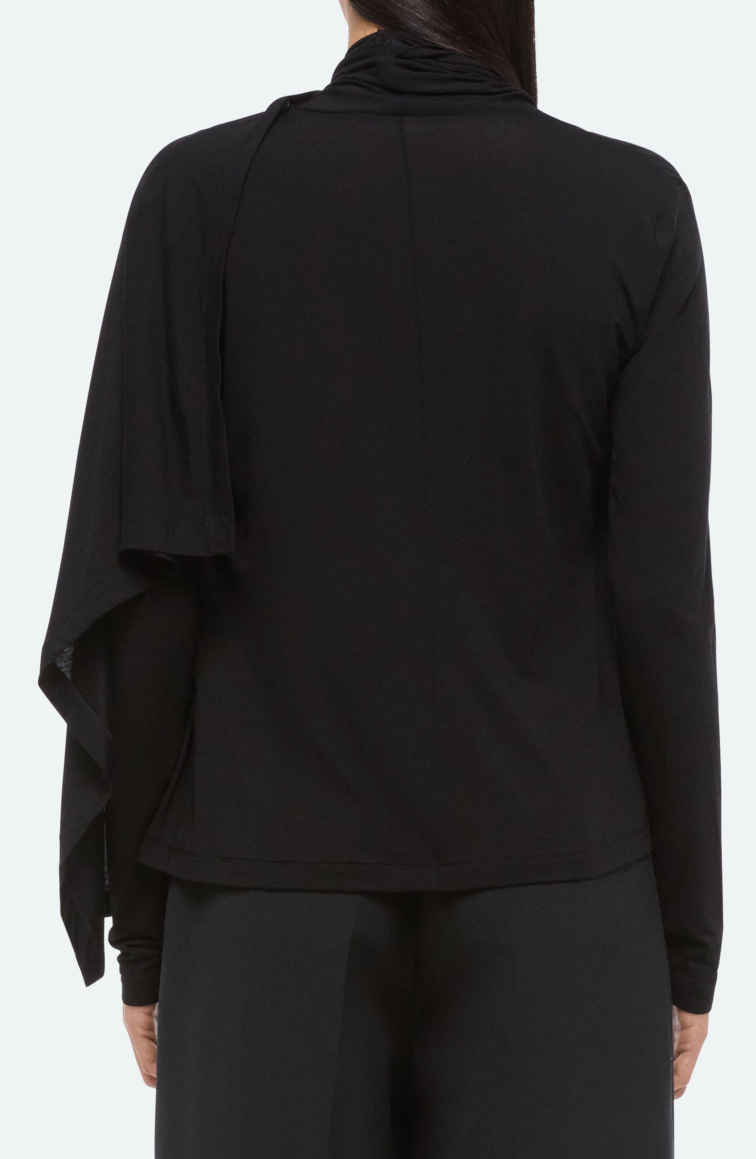 Helmut Lang Scarf Top in Black at Nordstrom - 2