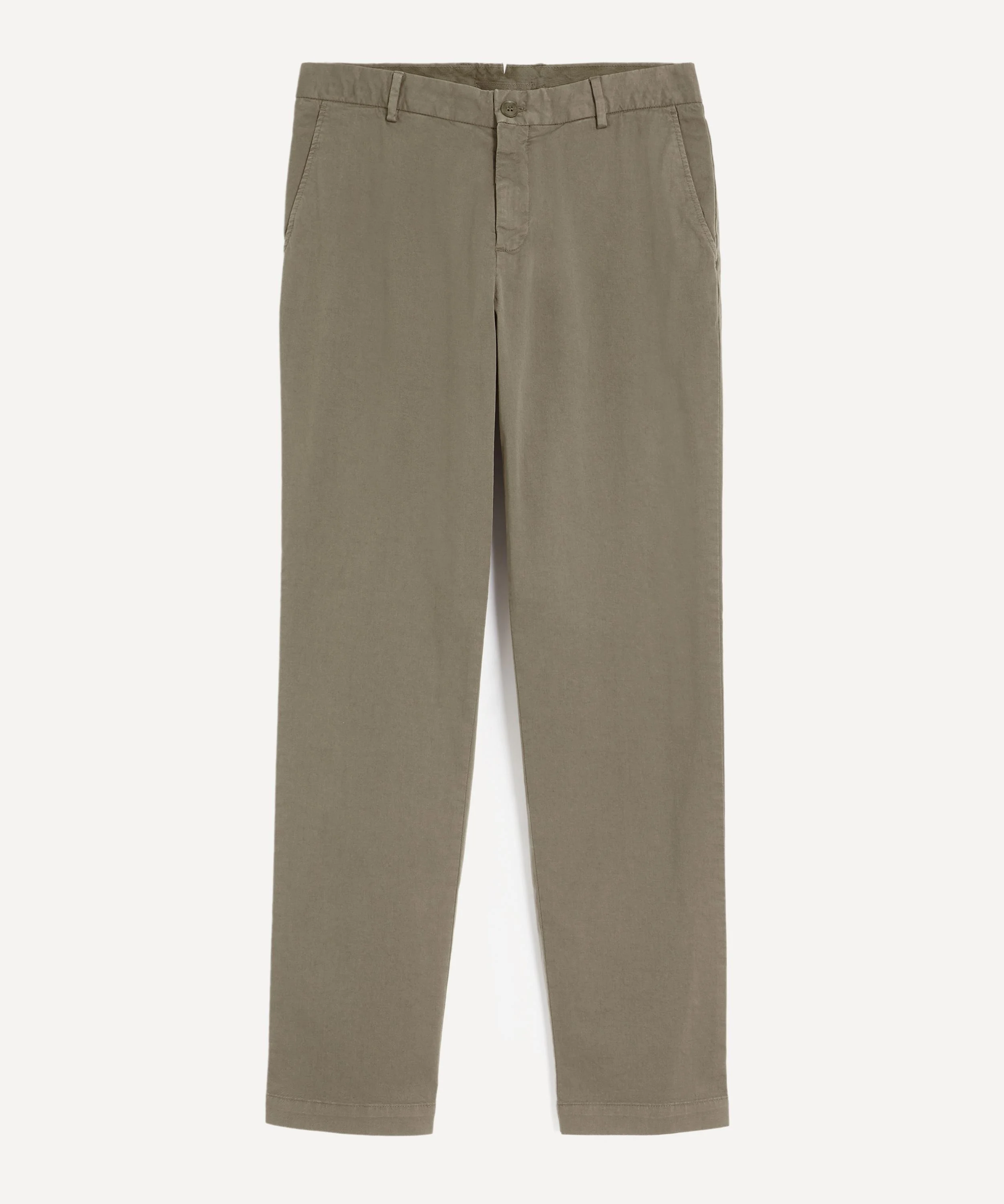 Dark Stone Regular Fit Chino Trousers - 1