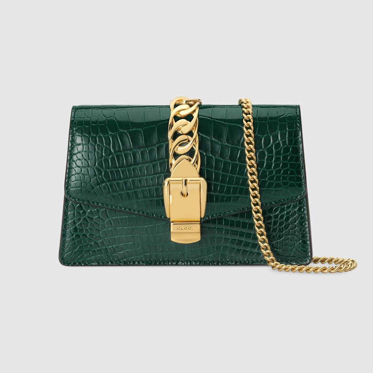 Exclusive Sylvie crocodile super mini bag - 1