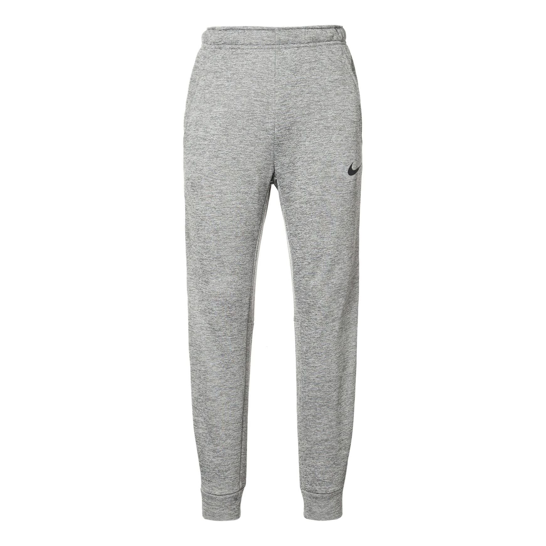 Men's Nike Thermatapered Fleece Lined Training Quick Dry Long Pants/Trousers Gray 932256-063 - 1