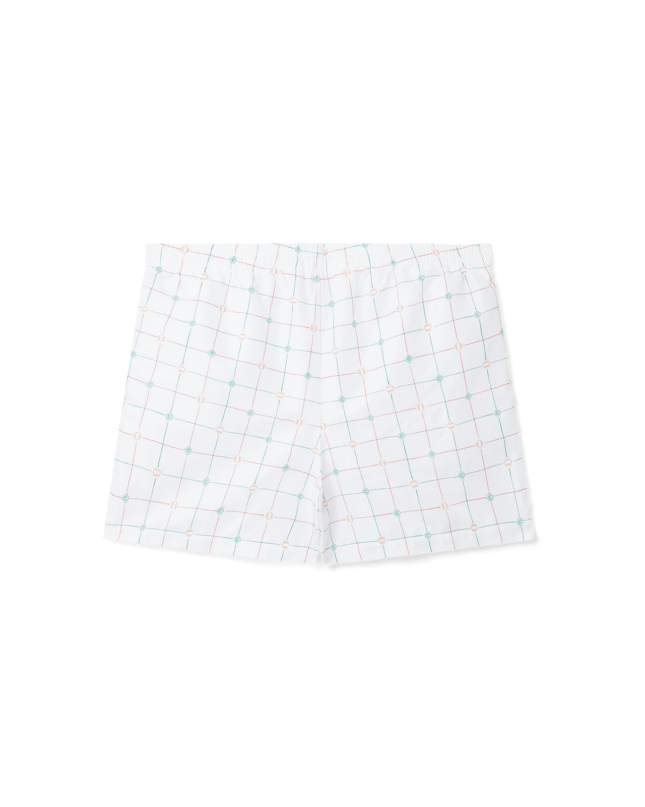 Tennis Check Swim Trunks - 2