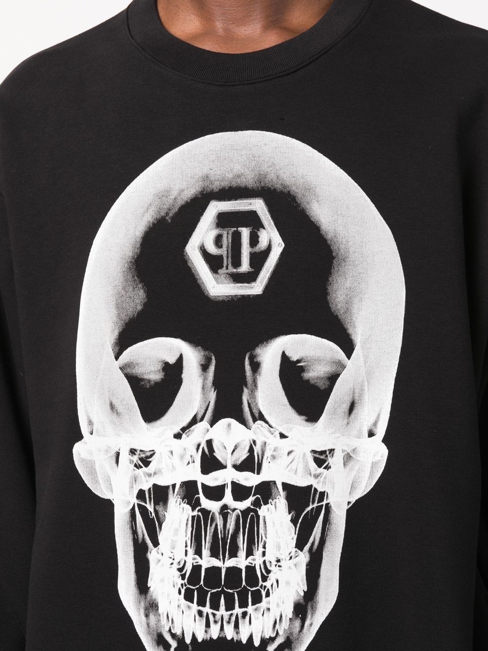 skull print sweatshirt - 5