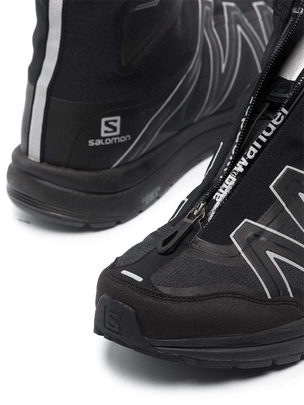 x Salomon black reflective sneakers - 2