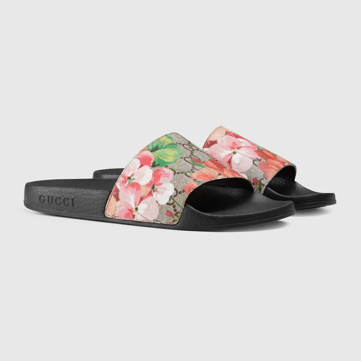 GG Blooms Supreme floral slide sandal - 2
