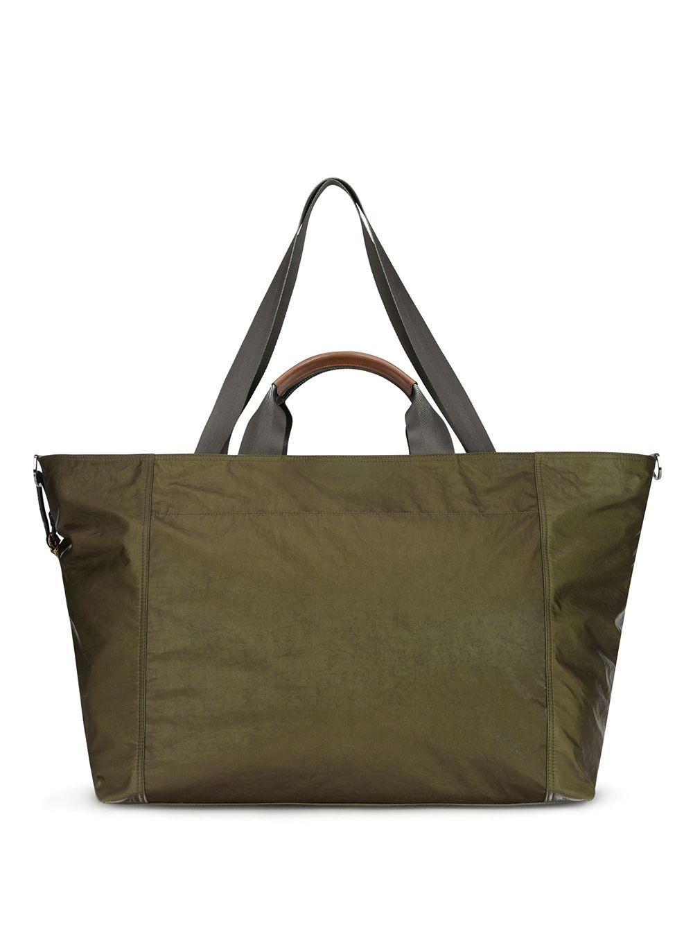 woven handle tote bag - 2