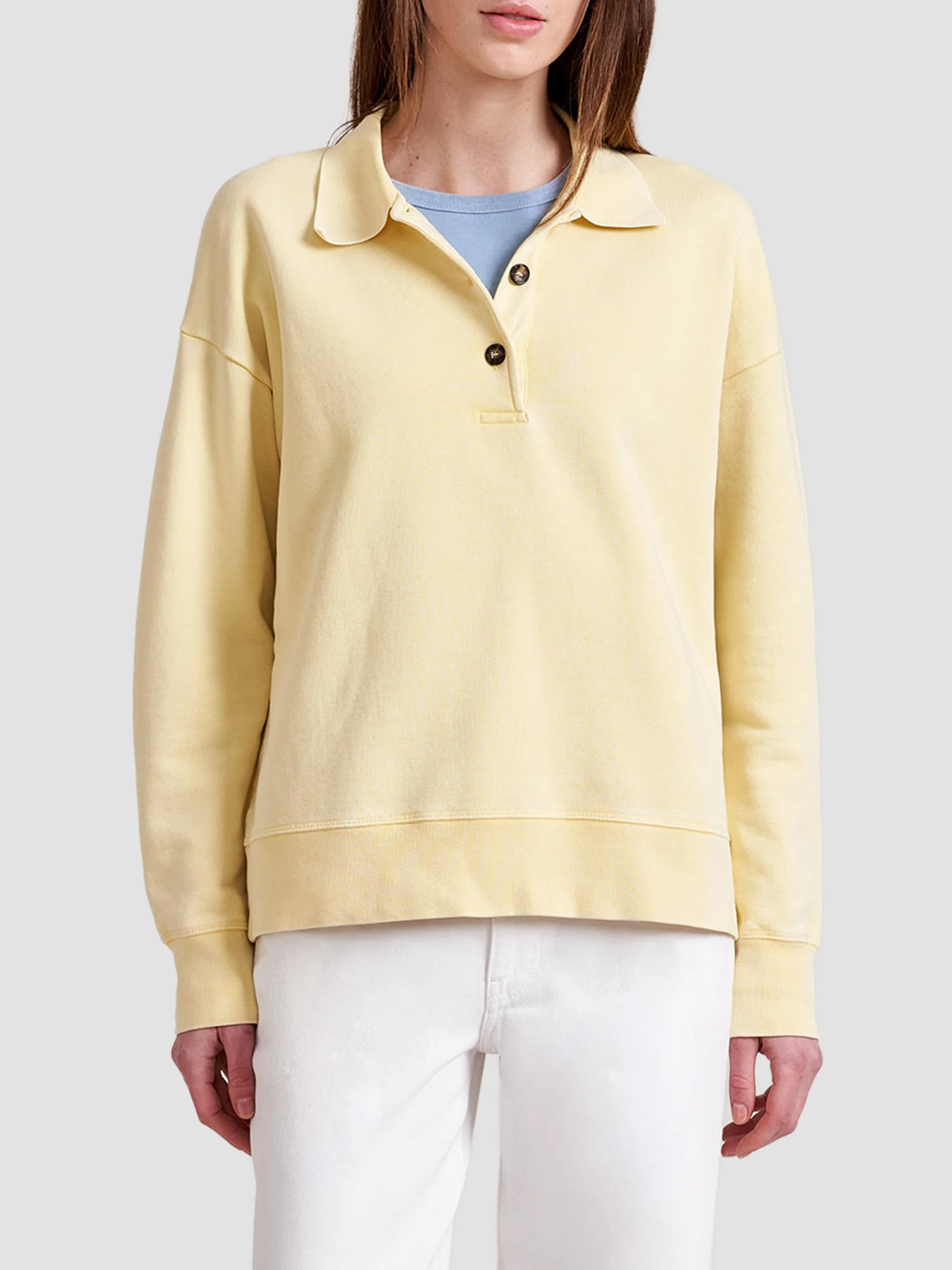 Women's Howard Polo Sweater - Butter - 1