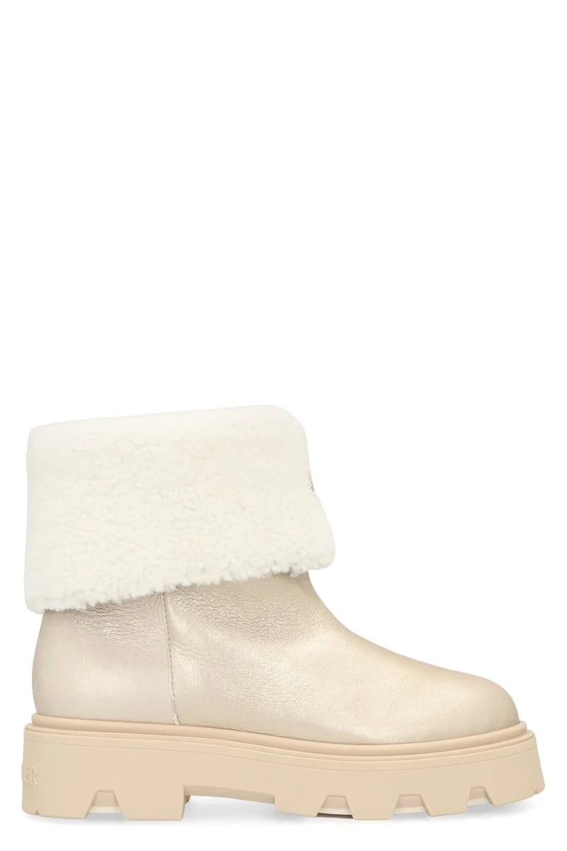 Moncler Shearling Boots Aurea - 1