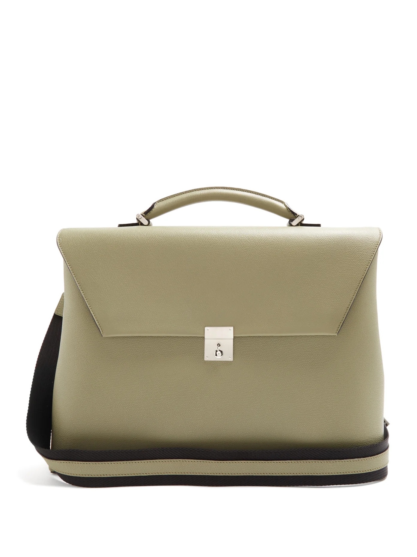 Grained-leather briefcase - 1