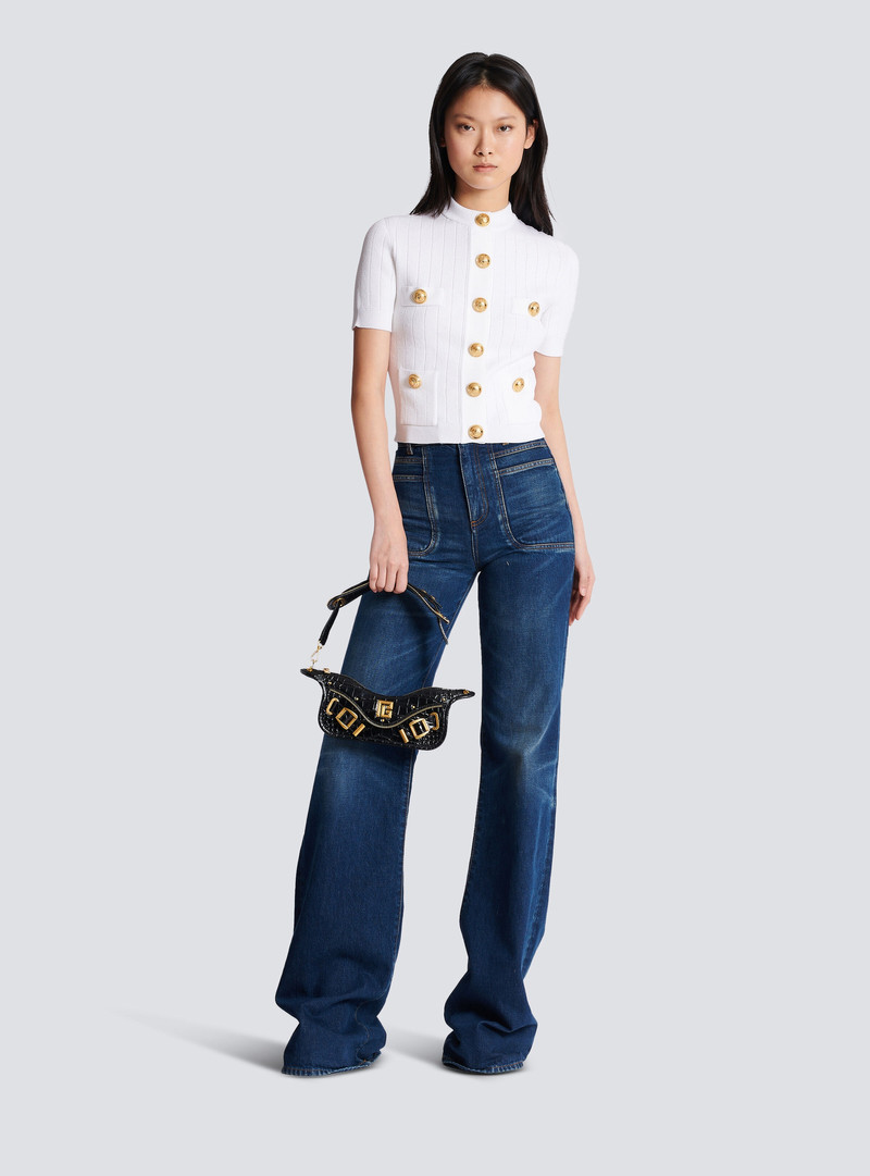 Balmain 4-pocket knitted cardigan outlook