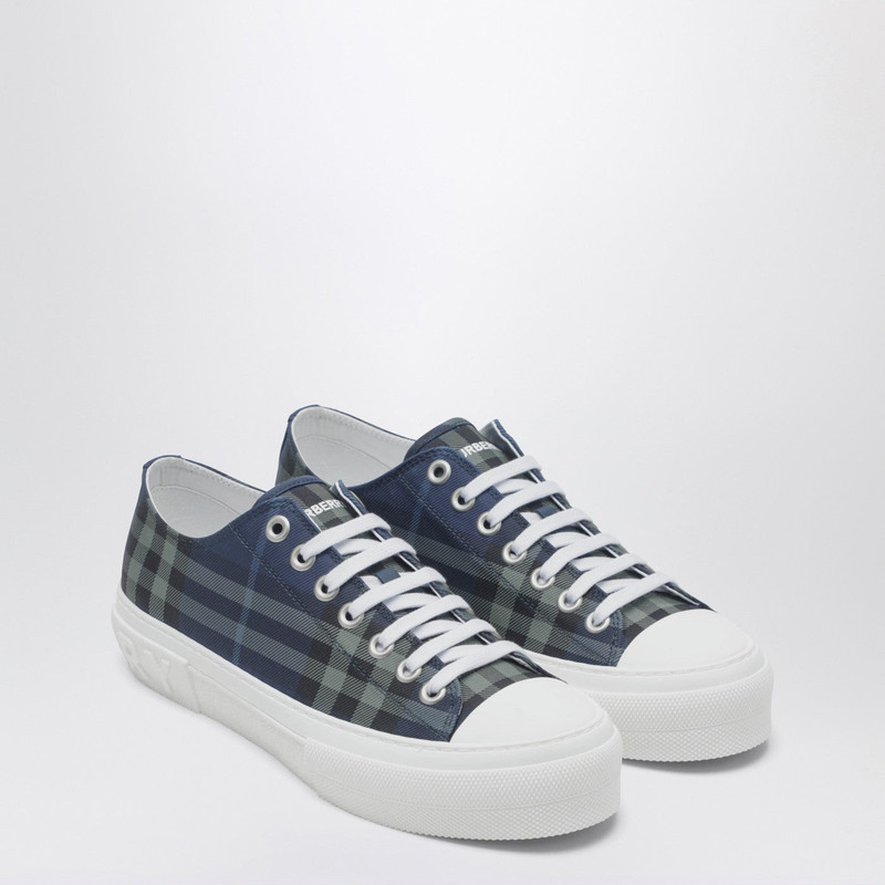 Burberry Blue Check cotton sneakers outlook