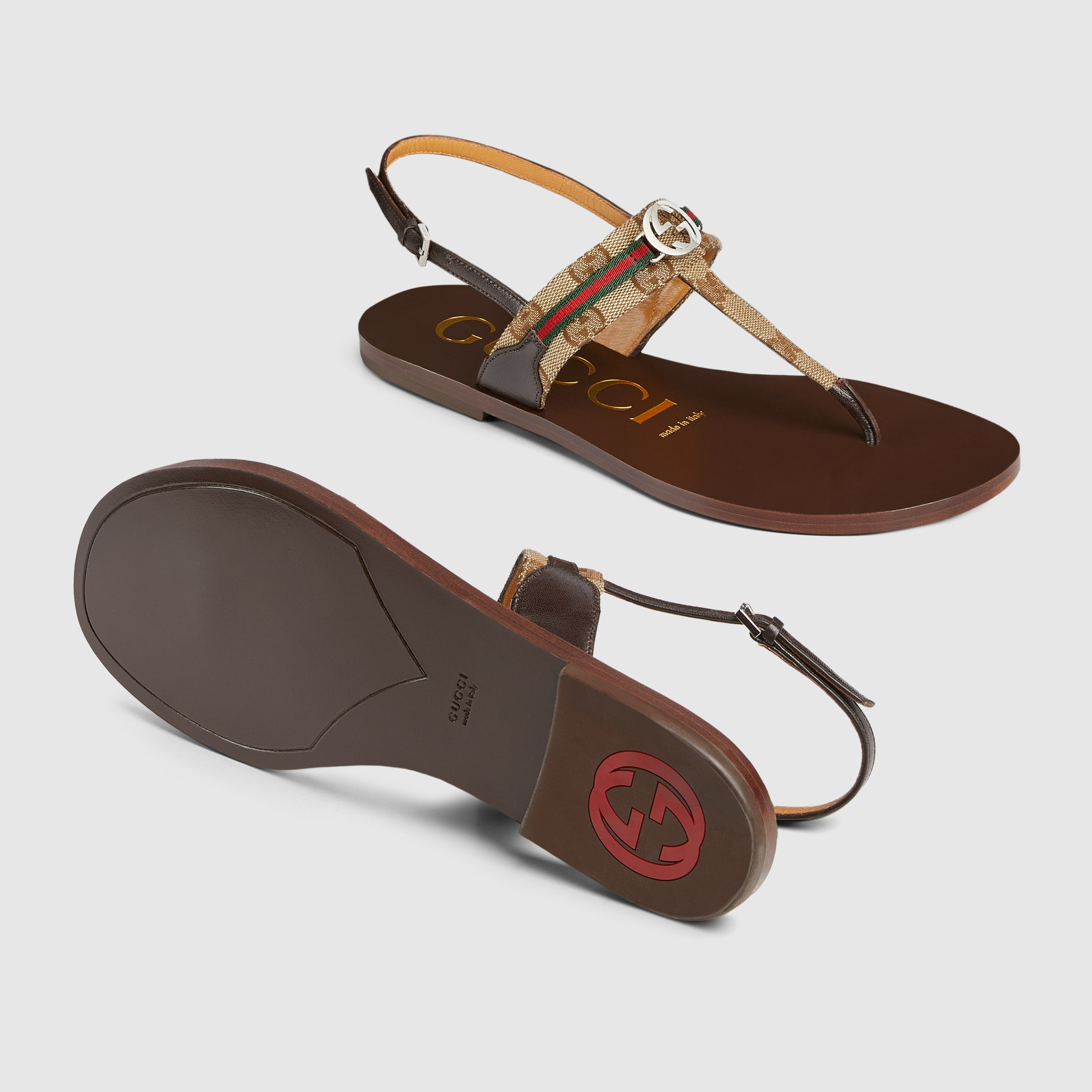 Women's Interlocking G Web sandal - 6