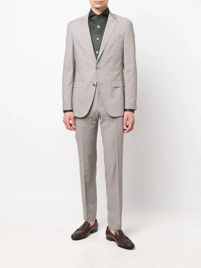 Canali long-sleeve spread-collar shirt outlook