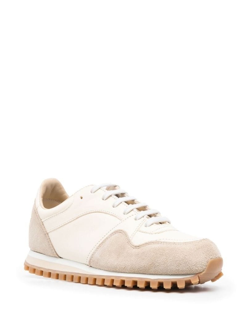 panelled low-top sneakers - 2