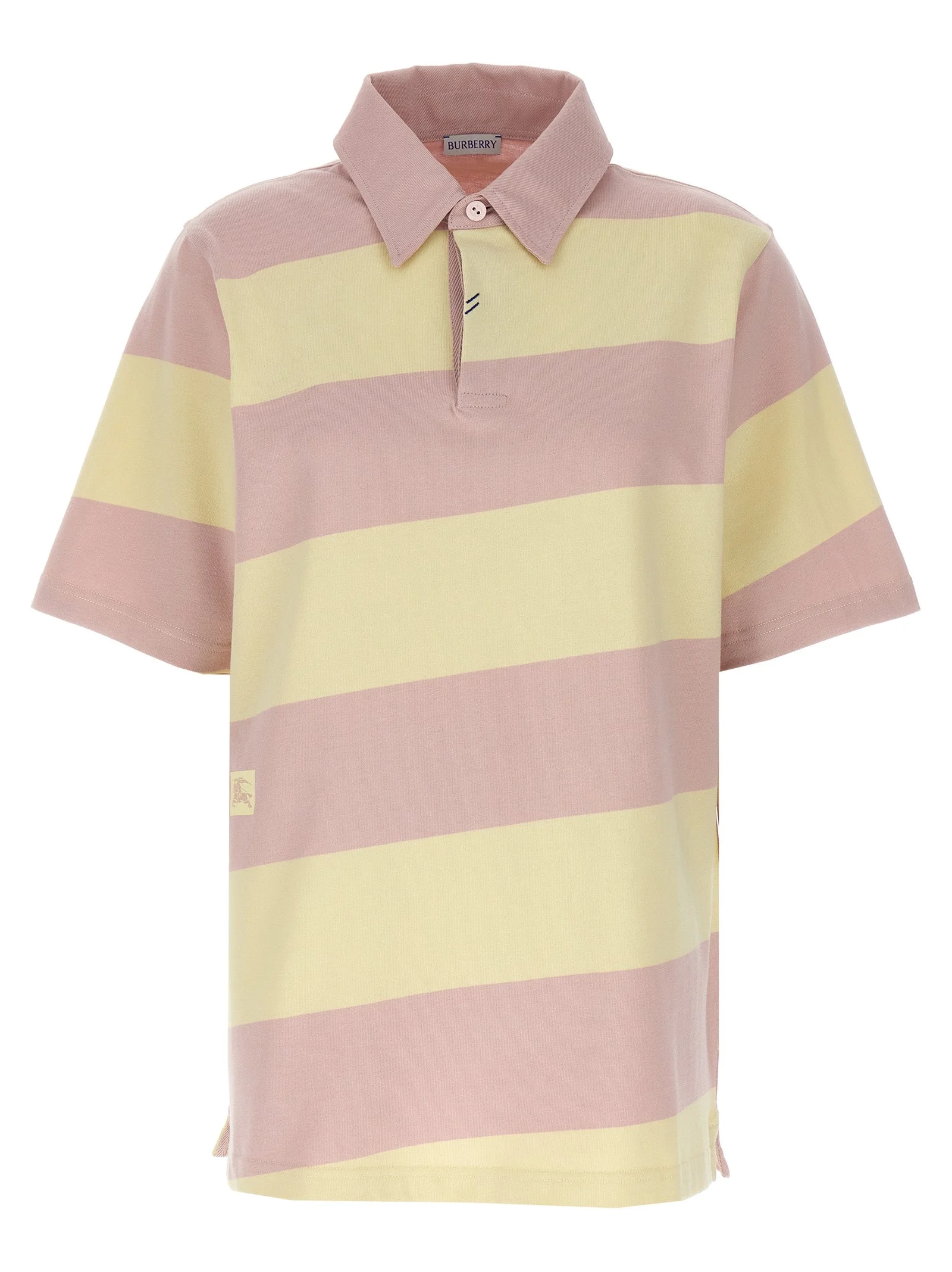 Logo Striped Shirt Polo Multicolor - 1