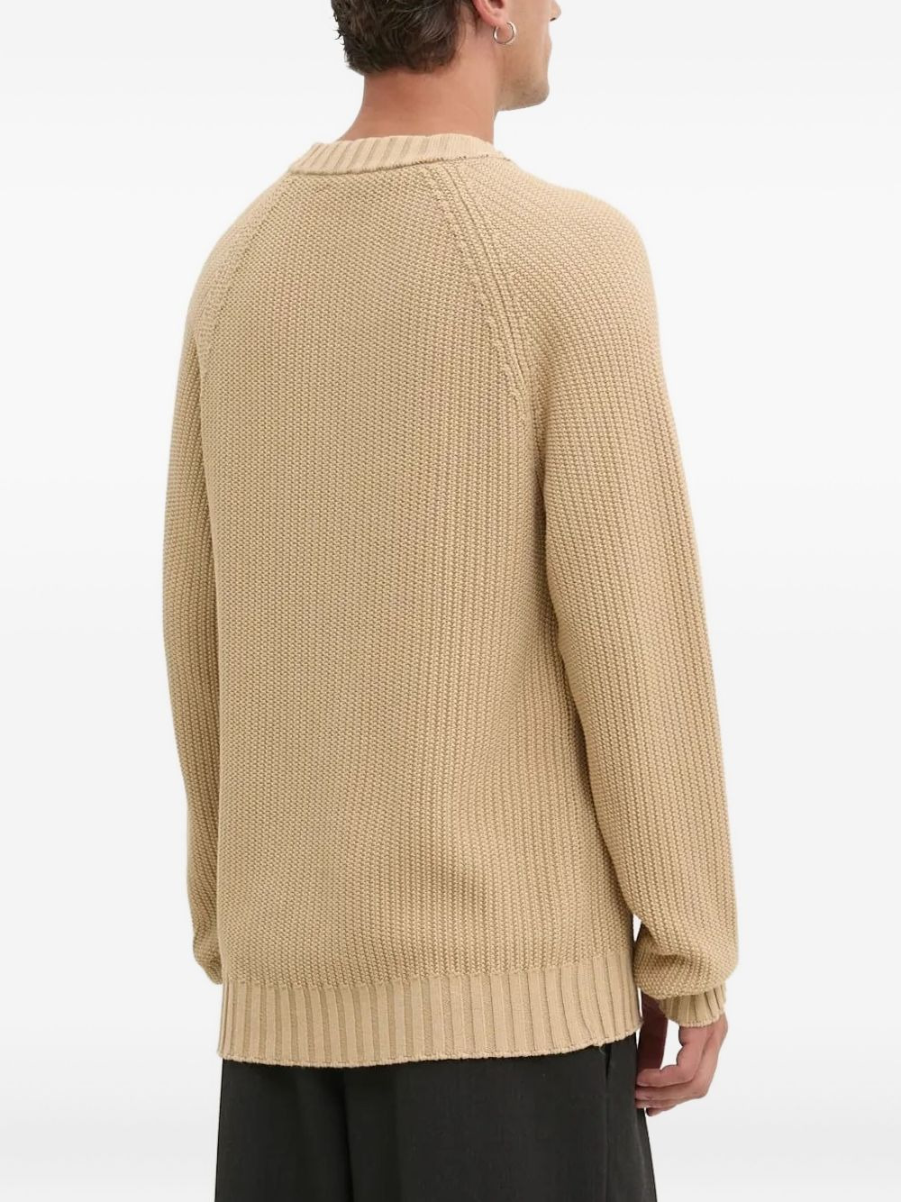 logo-appliqué raglan-sleeve jumper - 2
