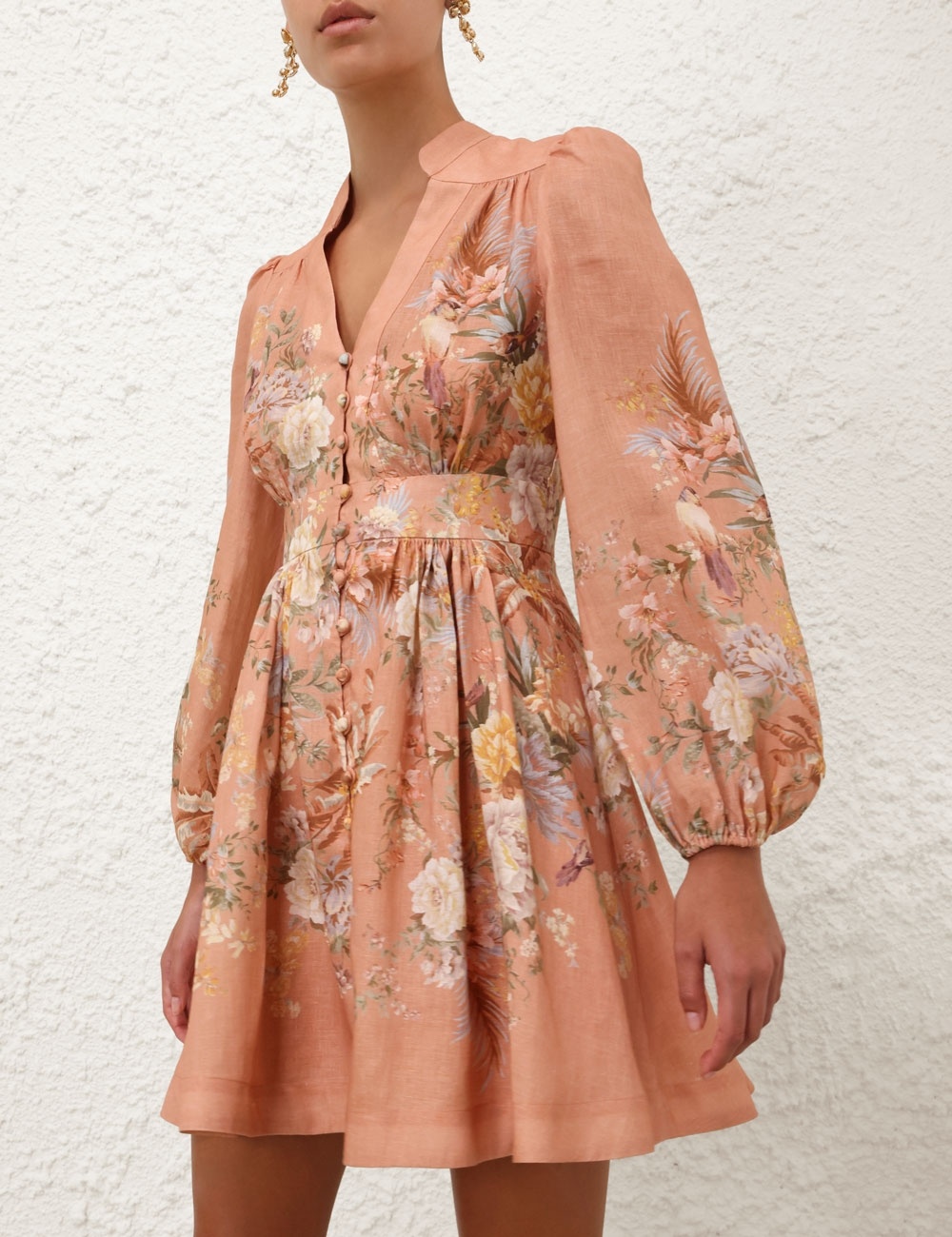 TALLOW PLUNGE MINI DRESS - 5