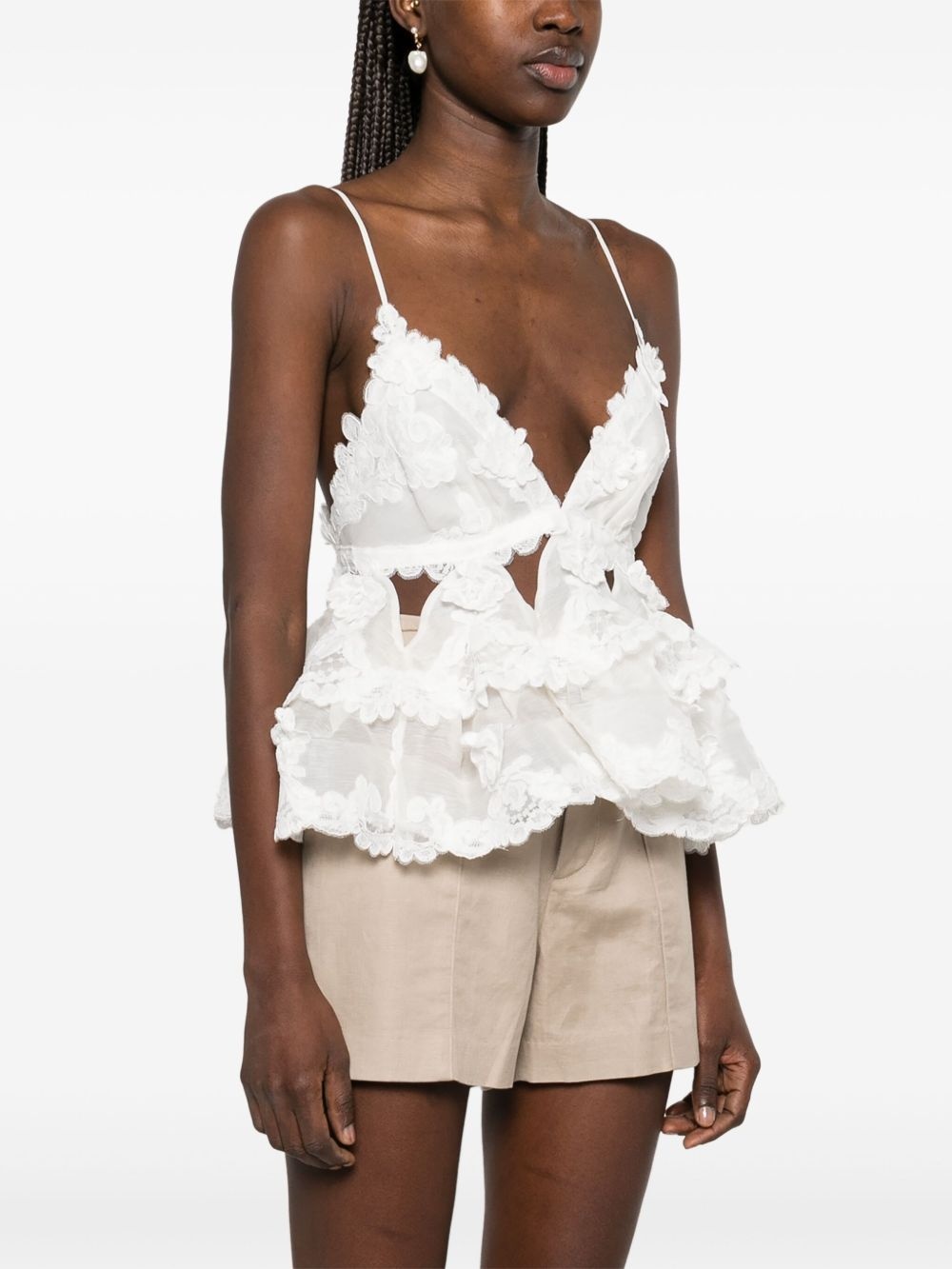 crush-lace tiered top - 3