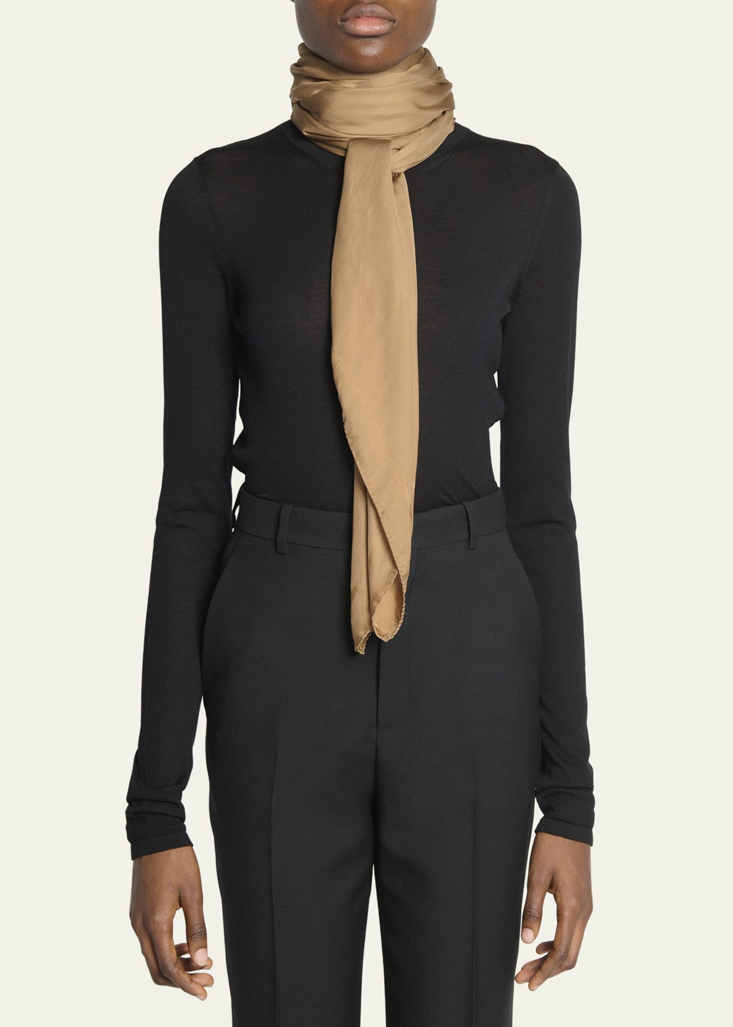 YSL Silk Square Scarf - 3