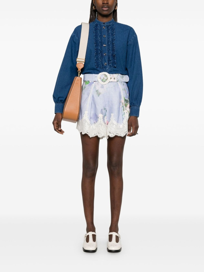 Valentino ruffled-detail shirt outlook