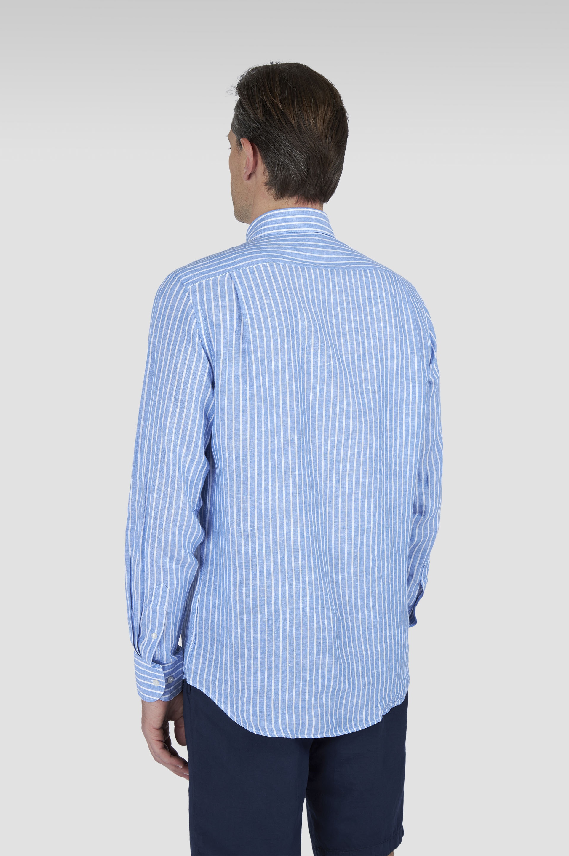 STRIPED LINEN SHIRT - 3
