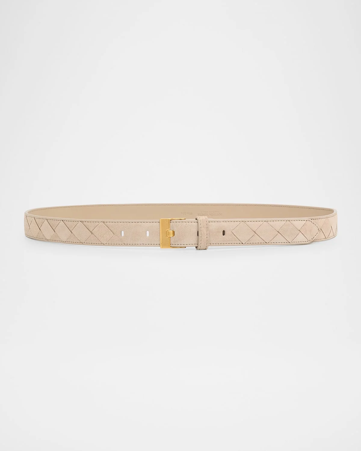 Intrecciato Suede Belt - 1
