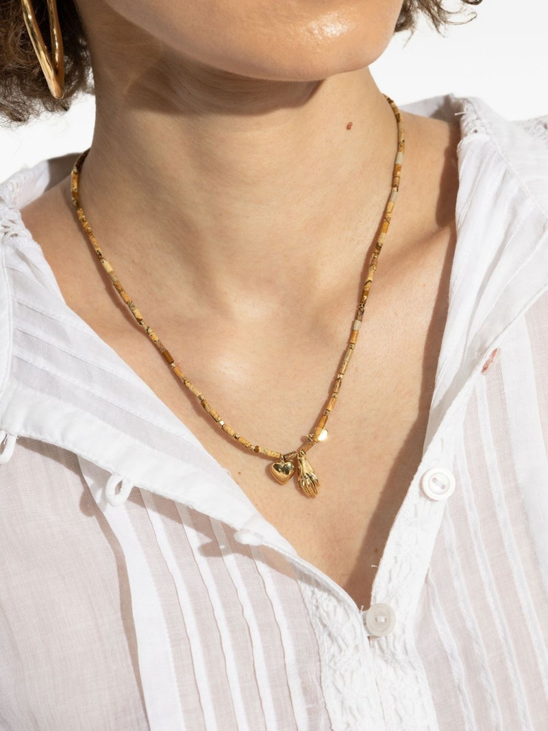 Isabel Marant heart-hand necklace outlook