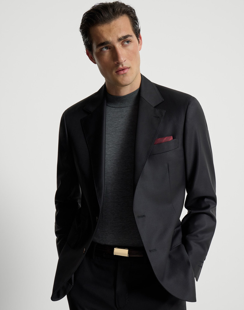 Super 150s virgin wool four season batavia twill blazer 5