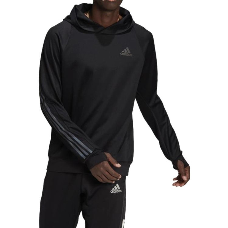 adidas adidas Run Icon Hoodies 'Black' HE2472 outlook