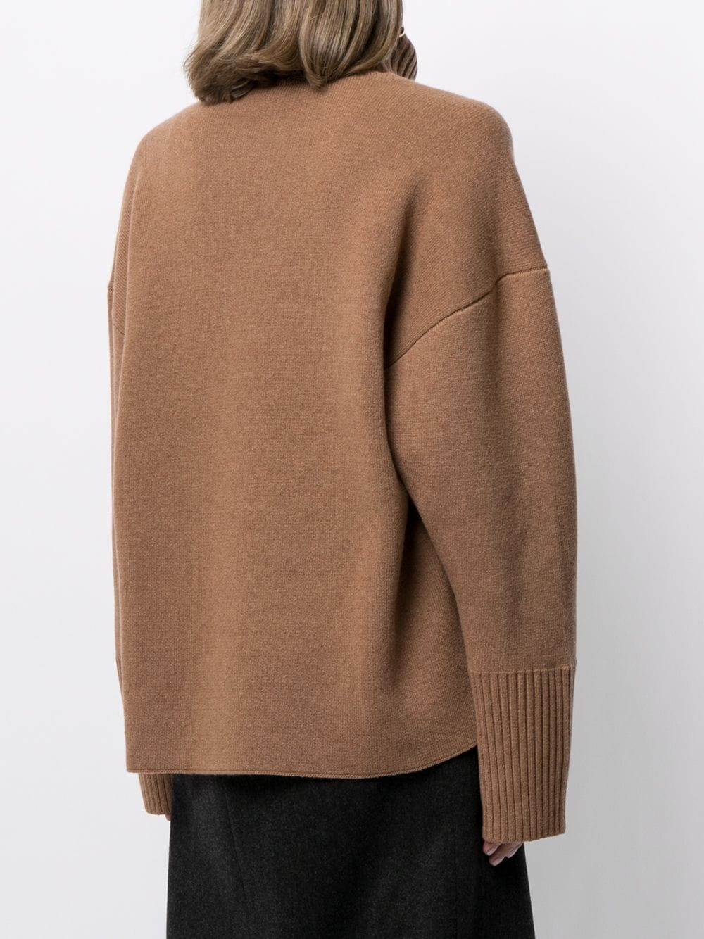 roll-neck drop-shoulder jumper - 4